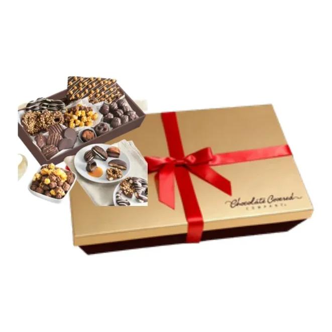 Chocolate Covered Company Everything Caramel Belgian Chocolate Snack Gift Tray