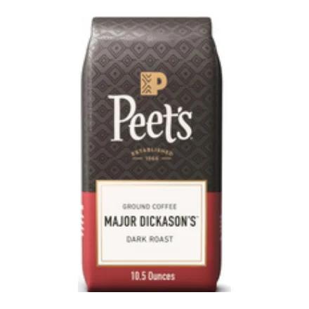 Peet’s Coffee Ground Dark Roast, Big Bang, 10.5 oz